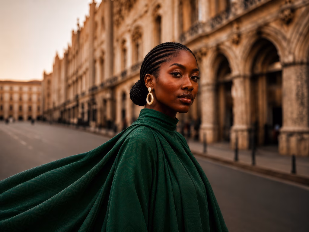 The Scentified Story - woman in green portrait